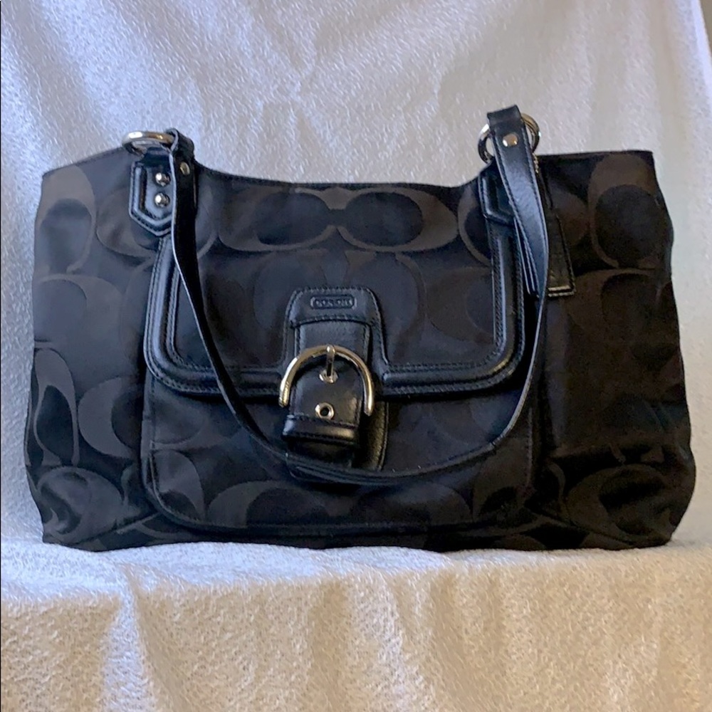 Coach Campbell signature belle carry all.